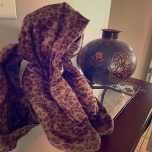 Suede Cheetah Knee High Boot